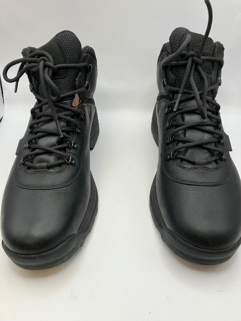 Timberland Men's Black Leather Hiking Boots Size 13 Excellent Condition